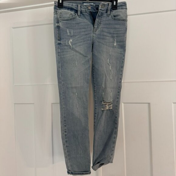Studio Blue Distressed Skinny Jeans Size 27 - Picture 1 of 3